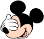 Mickey's laughing face