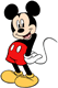 Mickey Mouse posing