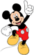 Mickey Mouse cheering