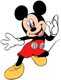 Cheerful Mickey Mouse