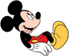 Mickey relaxing
