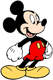 Mickey Mouse smiling