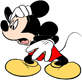 Horrified Mickey Mouse