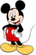 Mickey Mouse standing with his hands on his hips
