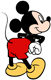 Mickey Mouse back view