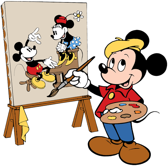 Mickey Mouse For Painting Mickey Mouse Clip Art 3 Disney Clip Art Galore