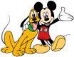 Mickey Mouse and Pluto