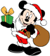 Mickey as Santa Claus