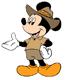 Mickey Mouse on safari