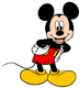 Smiling Mickey Mouse