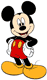 Mickey Mouse smiling with hands on hips