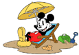 Classic Mickey on the beach