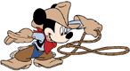 Cowboy Mickey Mouse