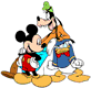 Mickey, Donald, Goofy