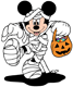 Mickey Mouse as a mummy
