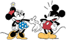 Minnie offering Mickey hanky