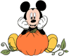 Mickey Mouse, pumpkin