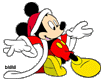 Mickey Mouse tiptoeing