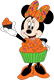 Minnie Mouse as a cupcake