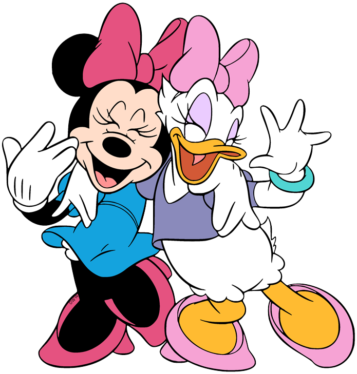 all-original. transparent images of Disney's Minnie Mouse and Daisy Du...