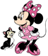 Minnie with Figaro