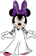 Minnie as Frankenstein's bride