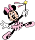 Ballerina Minnie Mouse leaping