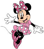Minnie Mouse cheering