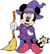 Witch Minnie Mouse & Figaro