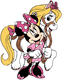 Minnie with her pony