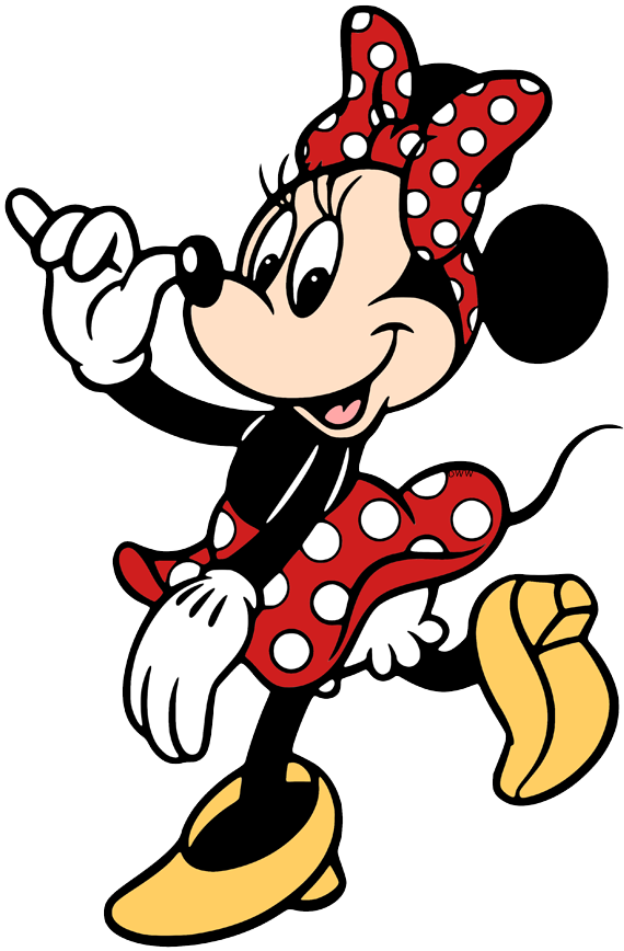 clipart minnie mouse red dress