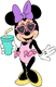Minnie Mouse in summer