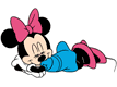 Minnie Mouse sleeping