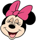 Minnie Mouse laughing face