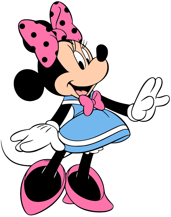 all-original. transparent images of Disney's Minnie Mouse picking flow...