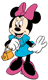 Minnie Mouse carrying a purse