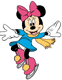 Minnie Mouse skating