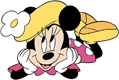Minnie wearing beret