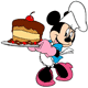 Serving cake