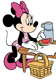 Minnie Mouse on a picnic