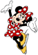 Minnie Mouse skating