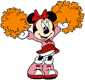 Minnie the cheerleader