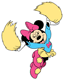 Minnie Mouse cheering