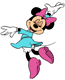 Minnie Mouse dancing