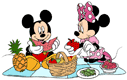 Mickey, Minnie picnic