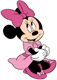 Minnie Mouse sitting down