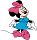 Minnie Mouse back view