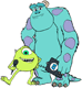 Mike and Sulley from Monsters at Work