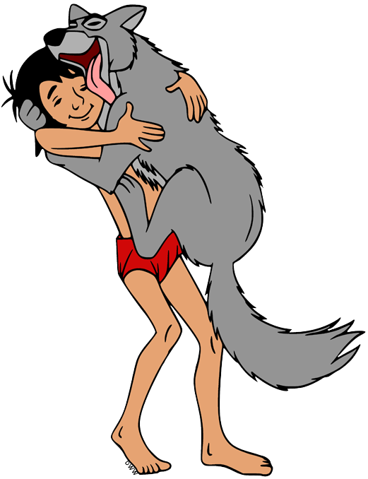 Bagheera, Akela and Mowgli Clip Art | Disney Clip Art Galore