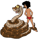 Kaa & Mowgli